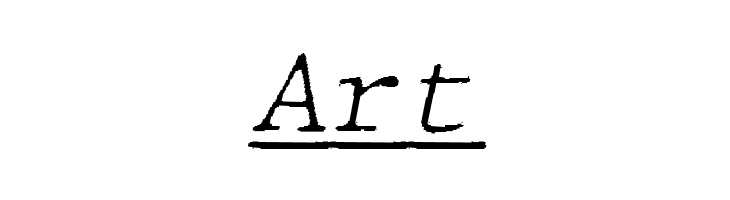 JMHTypewritermonoFineUnder-Ital  Free Fonts Download
