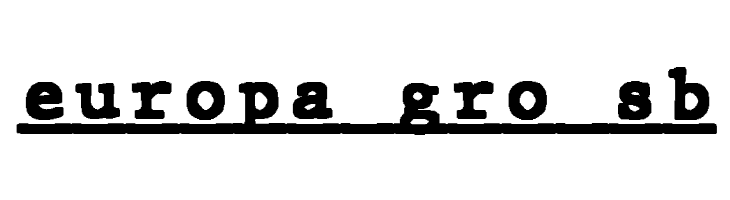 JMHTypewritermonoBlackUnder-Reg  Free Fonts Download