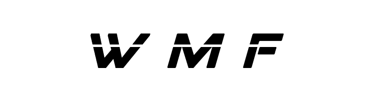 Strike Fighter Laser Italic  Free Fonts Download