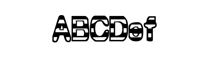 Zebra Parade  Free Fonts Download