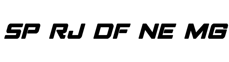 SP%2BRJ%2BDF%2BNE%2BMG Strike Fighter Bold Italic Font