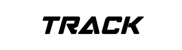 TRACK Strike Fighter Bold Italic Font
