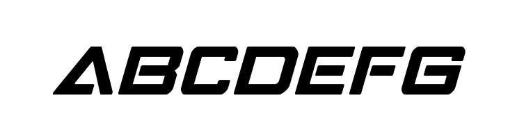 Strike Fighter Italic  Free Fonts Download