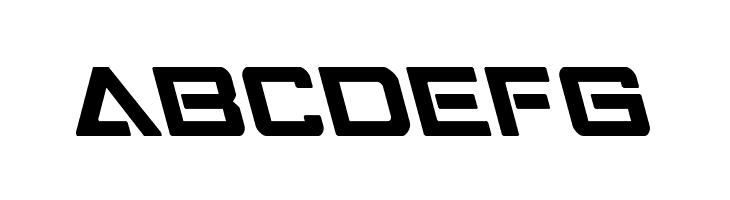 Strike Fighter Leftalic  Free Fonts Download