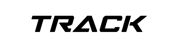 TRACK Strike Fighter Expanded Italic Font