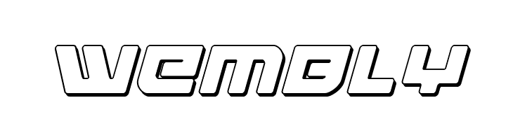 Armed Lightning 3D Italic  Free Fonts Download