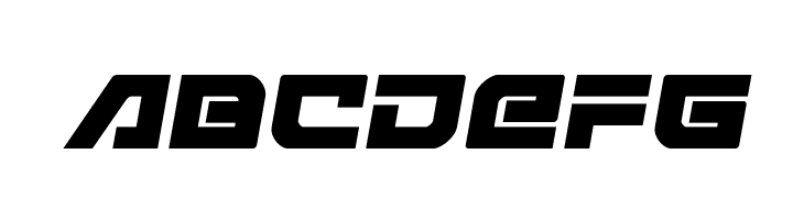 Armed Lightning Squared Semi-Italic  Free Fonts Download