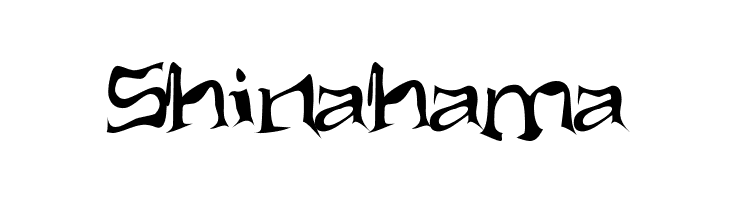 Shinahama Aliens ate my mum Font