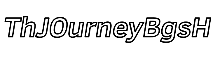 Fog Sans Outline Italic  Free Fonts Download
