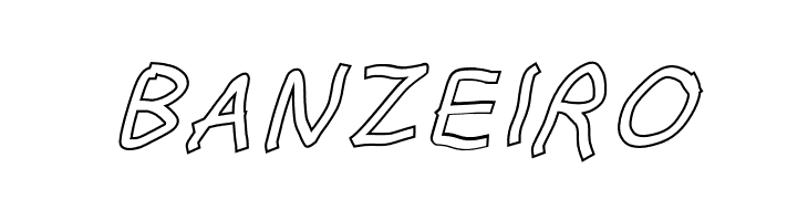 Squared Hand Oblique Outline  Free Fonts Download