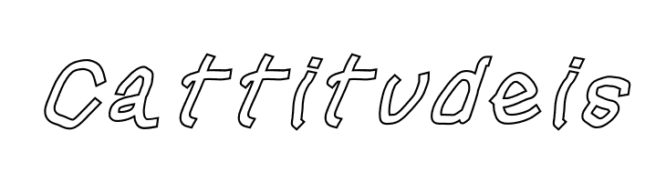 Squared Hand Oblique Outline  Free Fonts Download