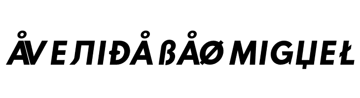 Hussar Paneuropjskich Uppercase Oblique  Free Fonts Download