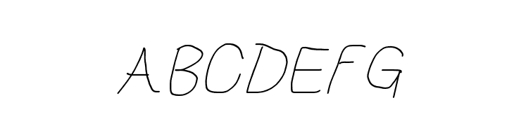 HoneyBee UltraLight Italic  Free Fonts Download