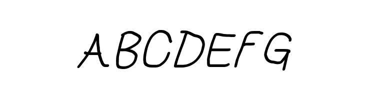 HoneyBee Book Italic  Free Fonts Download