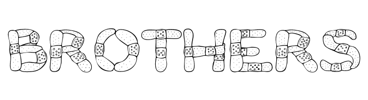 Gauze Strips  Free Fonts Download