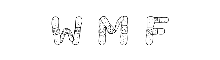 Gauze Strips  Free Fonts Download