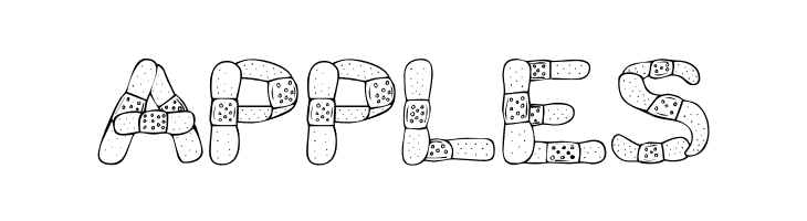 Gauze Strips  Free Fonts Download