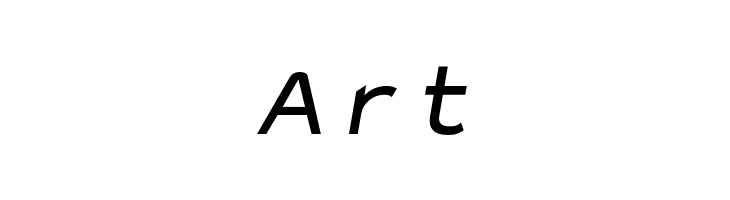 Charger Monospace Extended Italic  Free Fonts Download