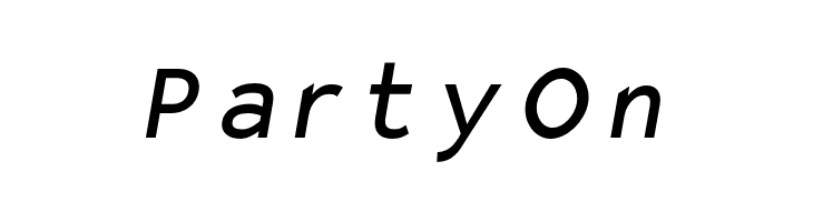 Charger Monospace Condensed Italic  Free Fonts Download