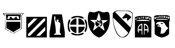 US Army  Free Fonts Download