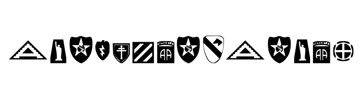 US Army  Free Fonts Download