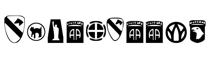 US Army  Free Fonts Download