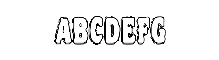 VTC NightOfTheDrippyDeadOuttie  Free Fonts Download