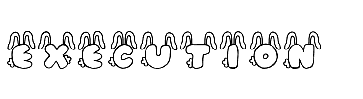 JI Bunny Caps  Free Fonts Download