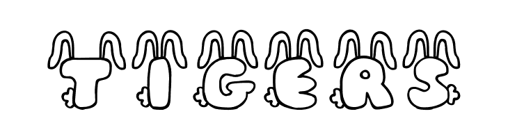 JI Bunny Caps  Free Fonts Download