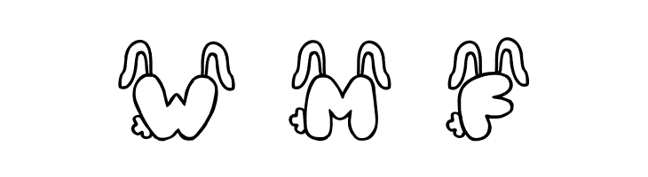 JI Bunny Caps  Free Fonts Download