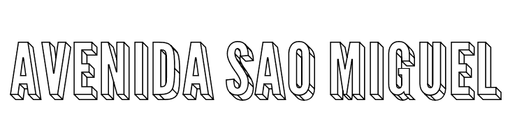 Warsaw Gothic 3D  Free Fonts Download