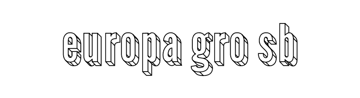 Warsaw Gothic 3D  Free Fonts Download