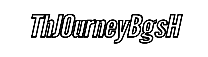 Warsaw Gothic Extended Outline Oblique  Free Fonts Download