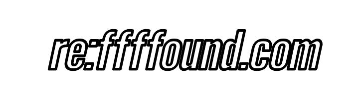 Warsaw Gothic Extended Outline Oblique  Free Fonts Download