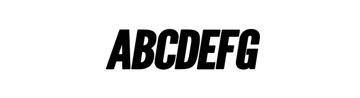 Warsaw Gothic Woodtype Oblique  Free Fonts Download