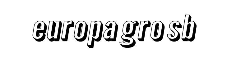 Warsaw Gothic Extended Shadow Oblique  Free Fonts Download