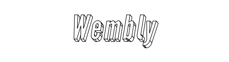 Warsaw Gothic 3D Oblique  Free Fonts Download