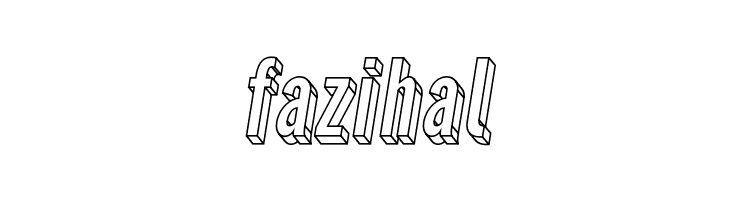 Warsaw Gothic 3D Oblique  Free Fonts Download