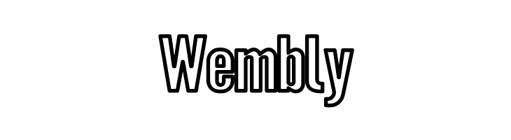 Warsaw Gothic Extended Outline  Free Fonts Download