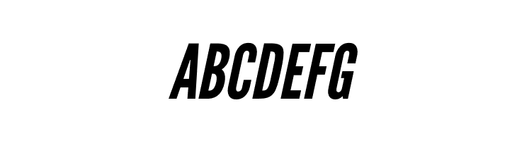 Warsaw Gothic Oblique  Free Fonts Download