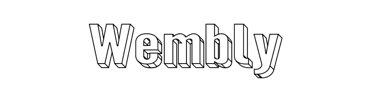 Warsaw Gothic SuperExtended 3D  Free Fonts Download