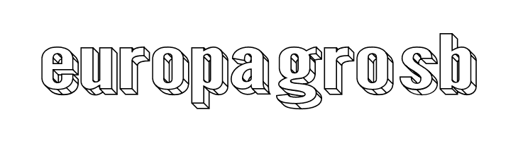 Warsaw Gothic SuperExtended 3D  Free Fonts Download