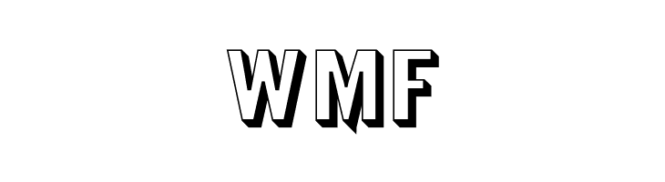 Warsaw Gothic SuperExtended Shadow  Free Fonts Download