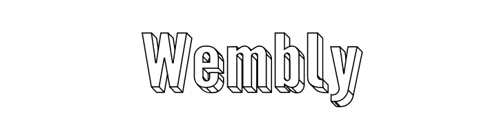 Warsaw Gothic Extended 3D  Free Fonts Download