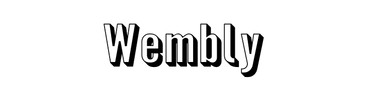 Warsaw Gothic Extended Shadow  Free Fonts Download