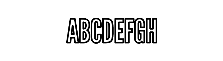 Warsaw Gothic Outline  Free Fonts Download