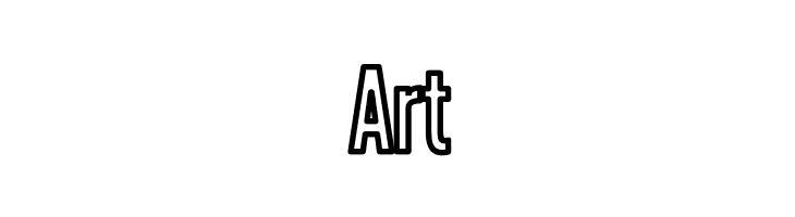 Warsaw Gothic Outline  Free Fonts Download