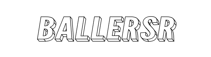 Warsaw Gothic SuperExtended Oblique 3D  Free Fonts Download