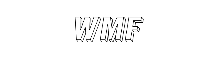 Warsaw Gothic SuperExtended Oblique 3D  Free Fonts Download