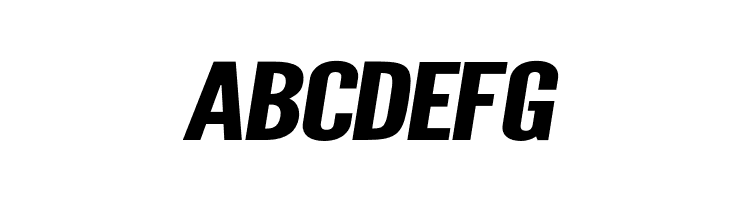 Warsaw Gothic SuperExtended Oblique  Free Fonts Download